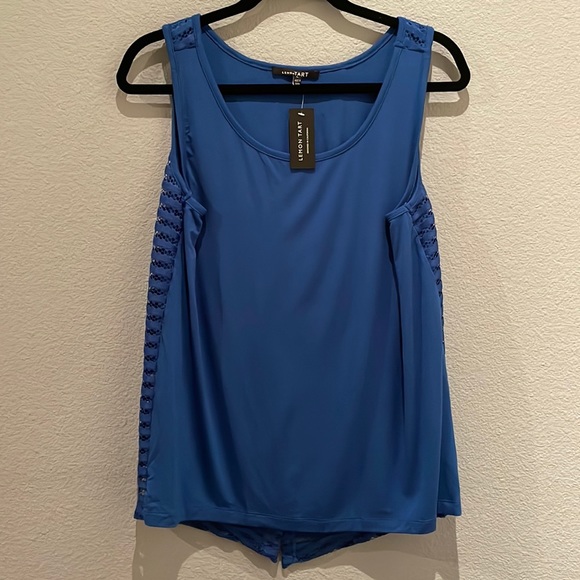 Lemon Tart | tank top with open back overlay - Picture 10 of 10